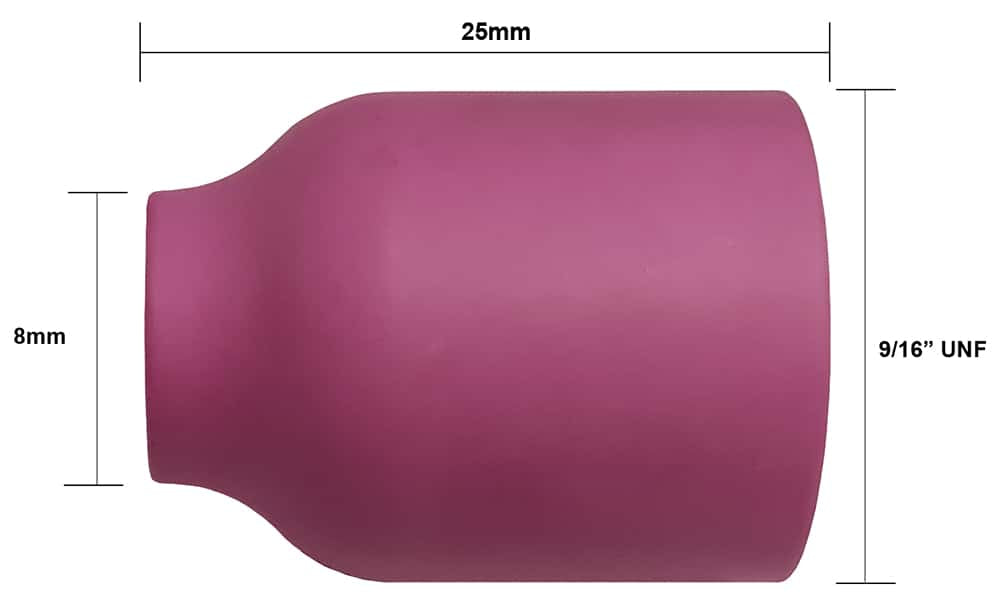 TIG 9/20 Alumina Nozzle Gas Lens Series