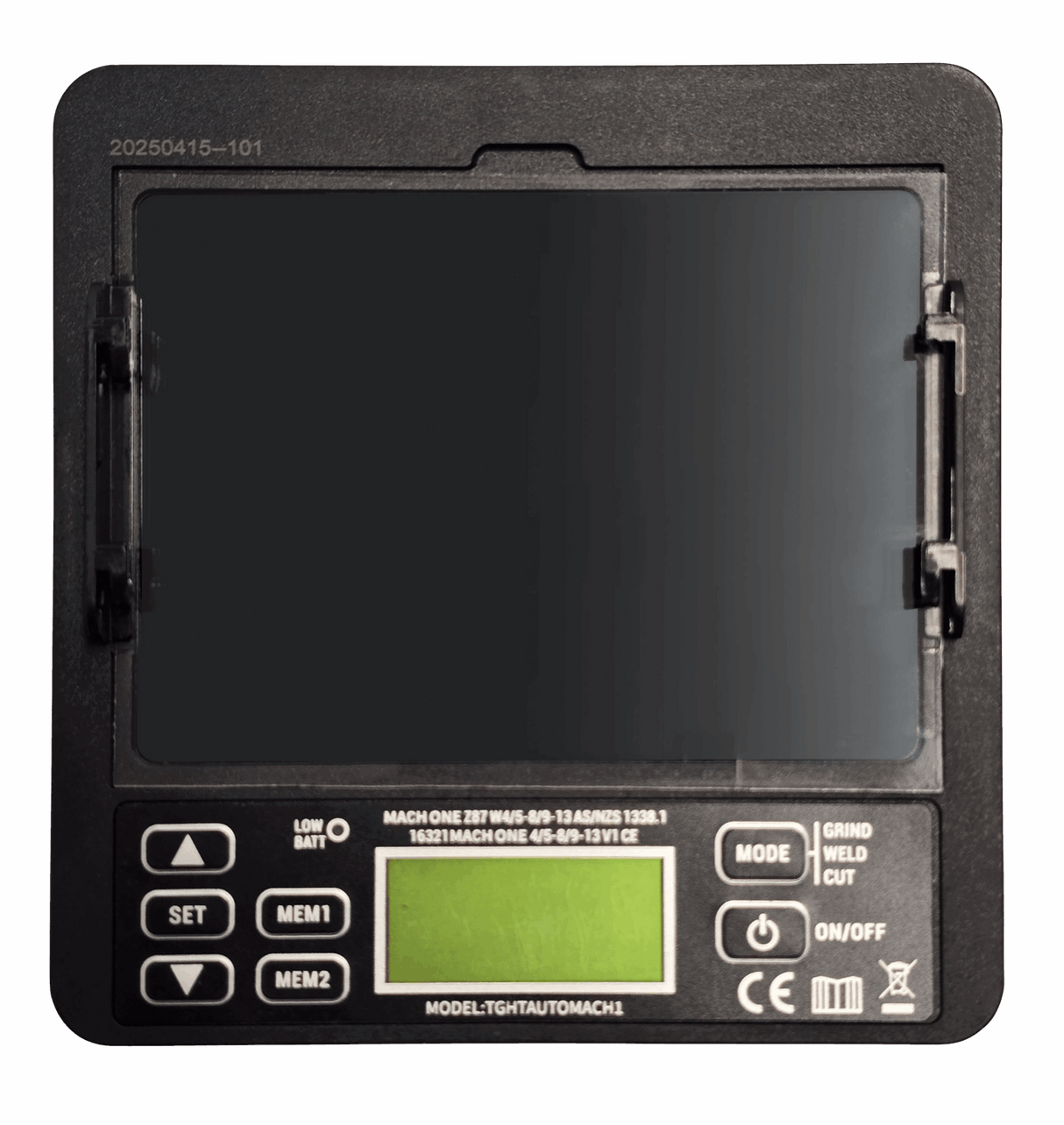 Top Gun Mach One PAPR Helmet Auto-Darkening Lens