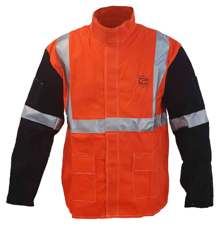 Topgun Hi-Vis Welders Jacket Medium TGACWJHVM