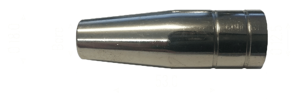 Topgun Gas Cylindrical, Conical, Tapered, Spot NOZZLE PKT 2 Binzel Style