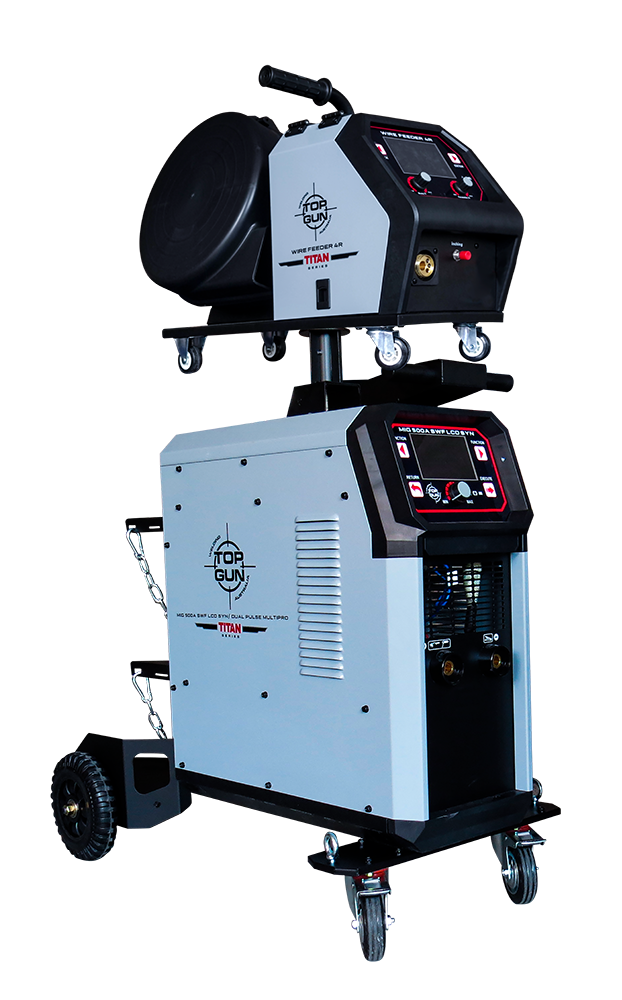 Top Gun TITAN 5000 SYN SWF Synergic Dual Pulse Mig Welder