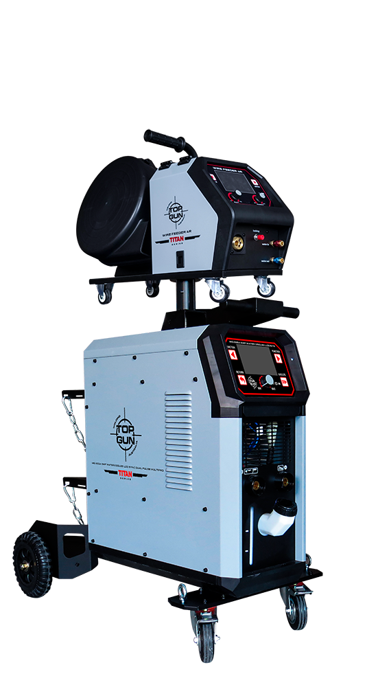 Top Gun TITAN 5000 SYN SWF Water Cooled Synergic Dual Pulse Mig Welder